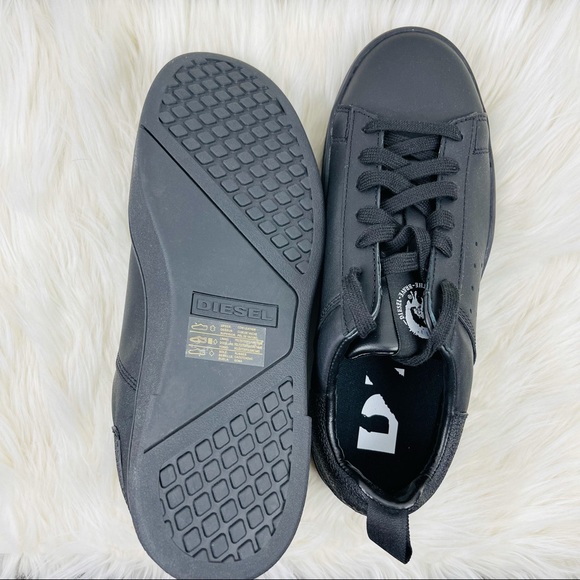 Men’s Diesel S Clever Low Black Leather Shoes 8.5 - Picture 7 of 14